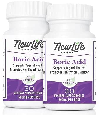 NewLife Naturals - Boric Acid Vaginal Suppositories..