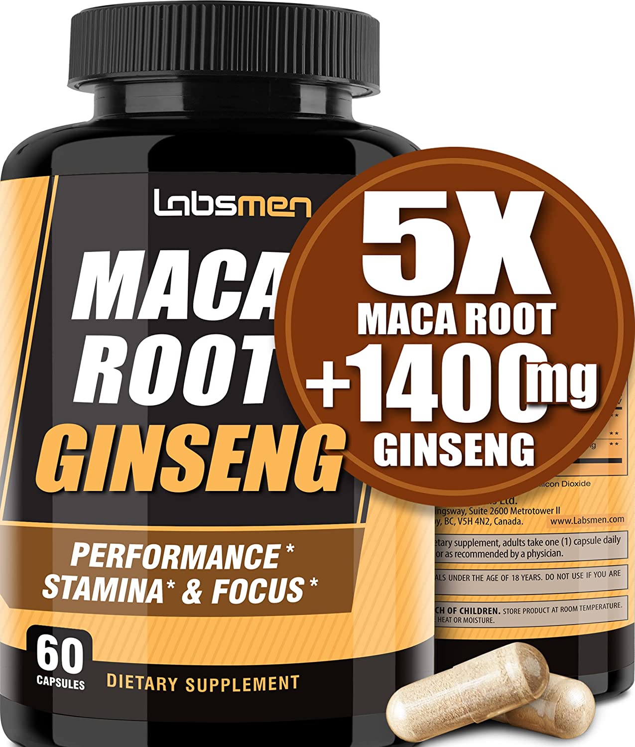 10000mg Maca Root Capsules.,