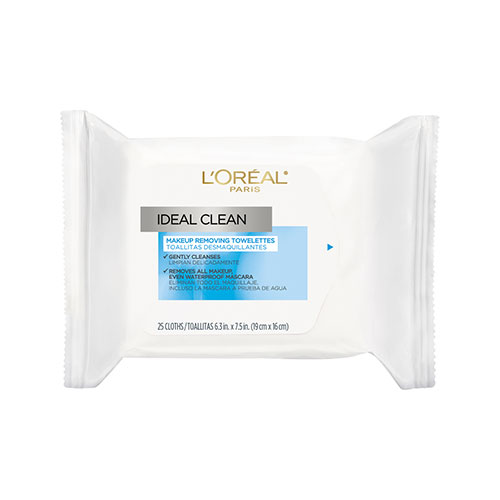 L'Oreal Paris Ideal Skin Makeup Removing Towelettes, 25 Pieces