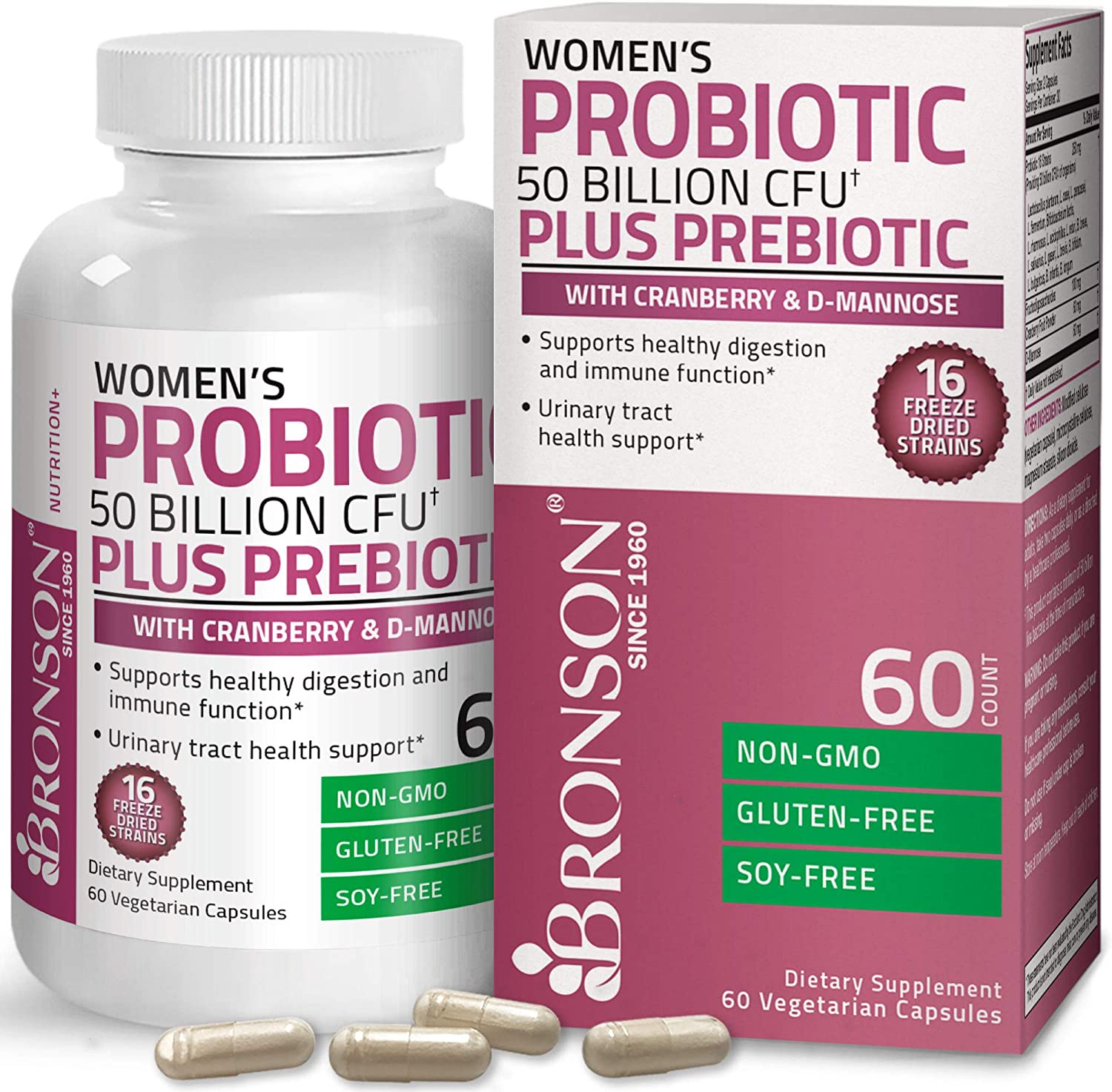 Bronson Women's Probiotic 50 Billion CFU...