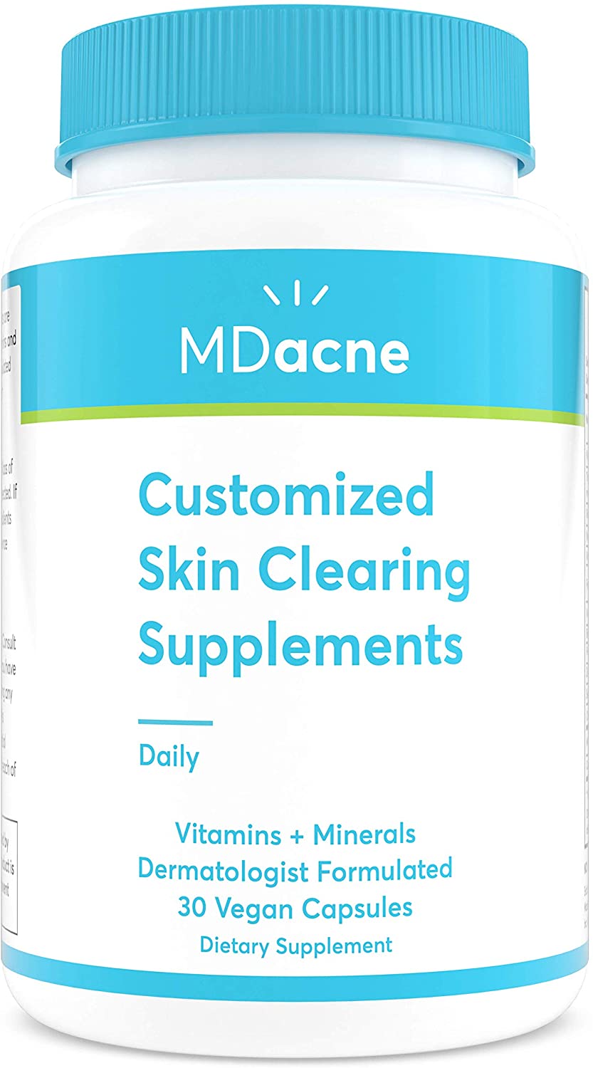 MDacne - Vitamins + Minerals Skin Clearing Supplements