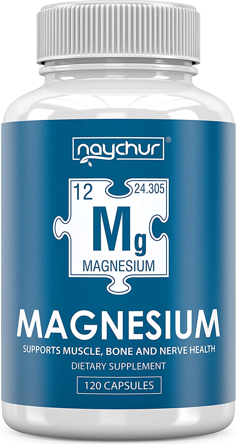 Magnesium Citrate Supplement Complex - 500mg Magnesium Citrate Capsules - Aids Sleep, Restless Leg Syndrome, Anxiety, 