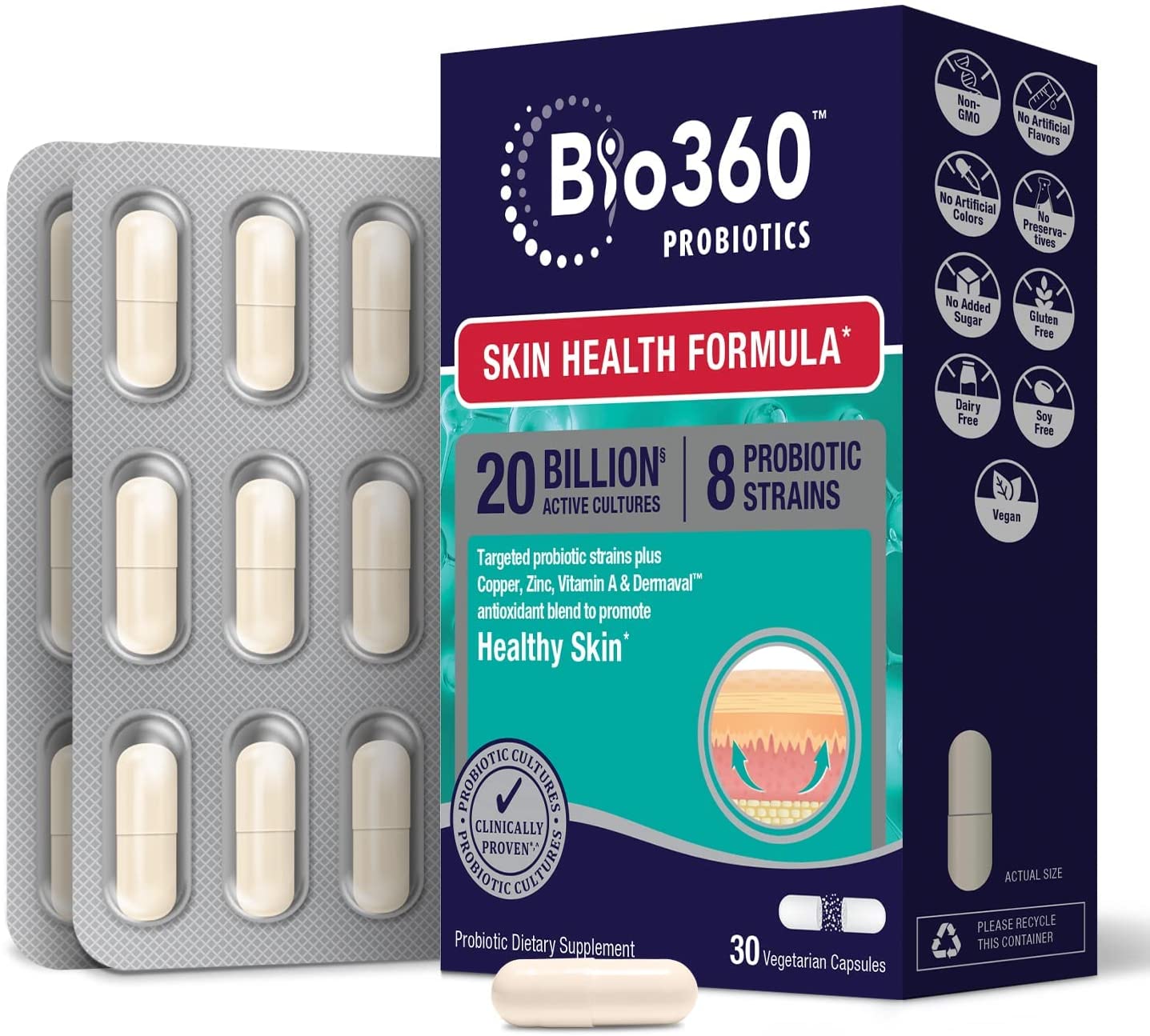 Bio360 Probiotics | Skin Health Formula