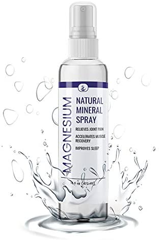 Pure Magnesium Oil Spray (16 oz.) Boosts Magnesium Levels, Muscle & Ache Relief, No Additives