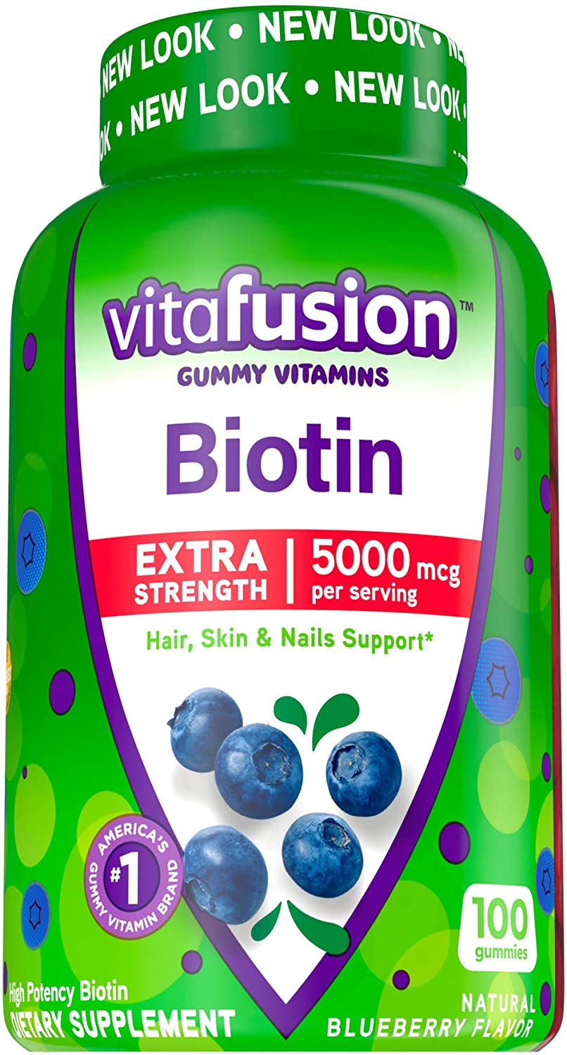 Vitafusion Extra Strength Biotin Gummy Vitamins, 100 ct