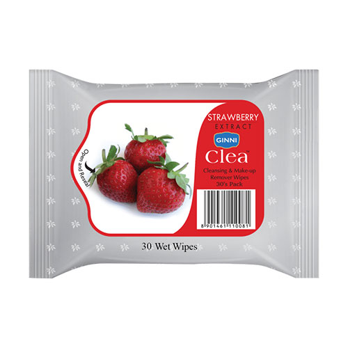 GINNI CLEA Cleansing & Makeup Remover Wipes Wet Wipes