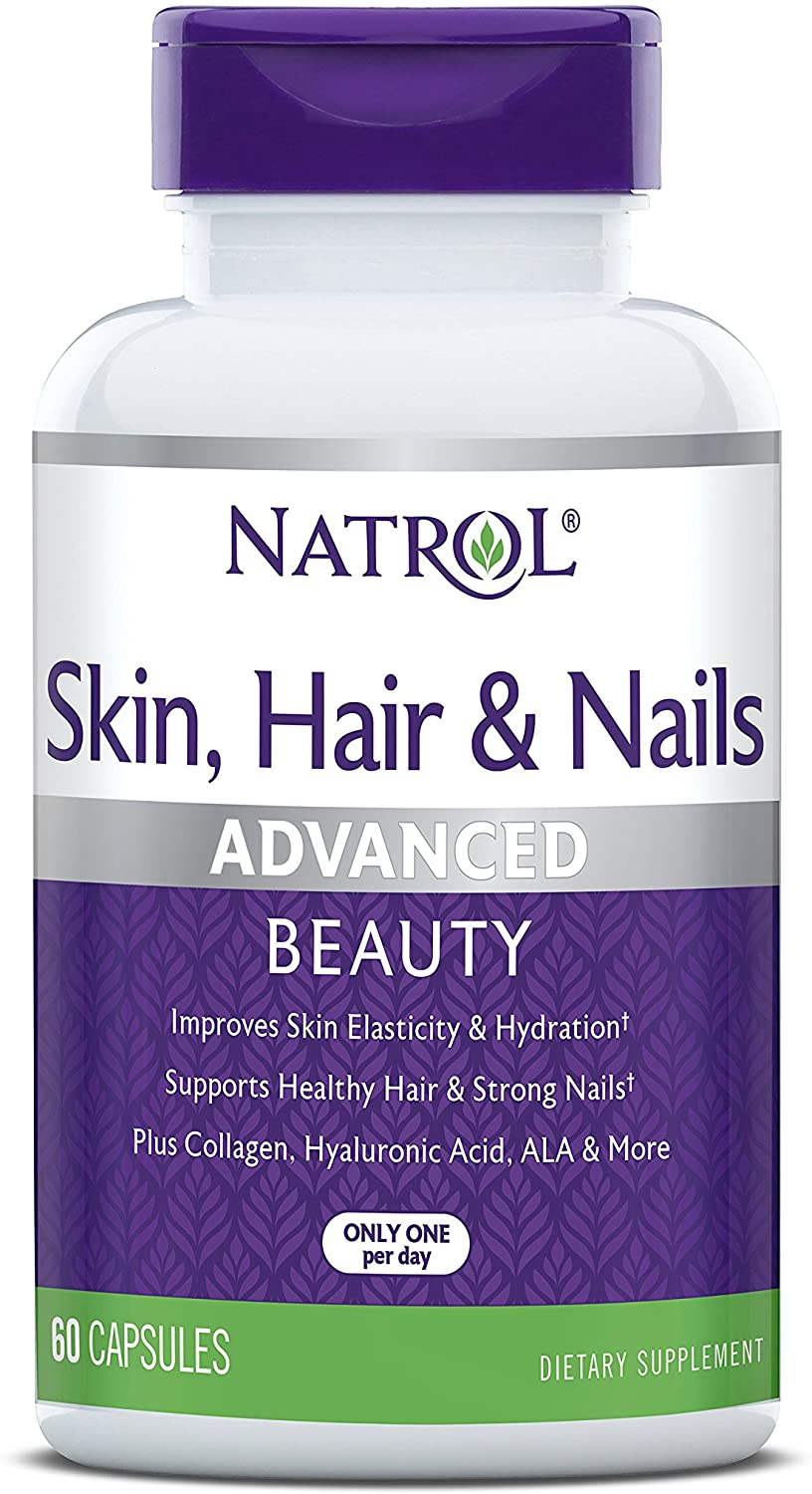 Natrol Skin, Hair and Nails Advanced Beauty Capsules, Packed with Beauty Enhancing