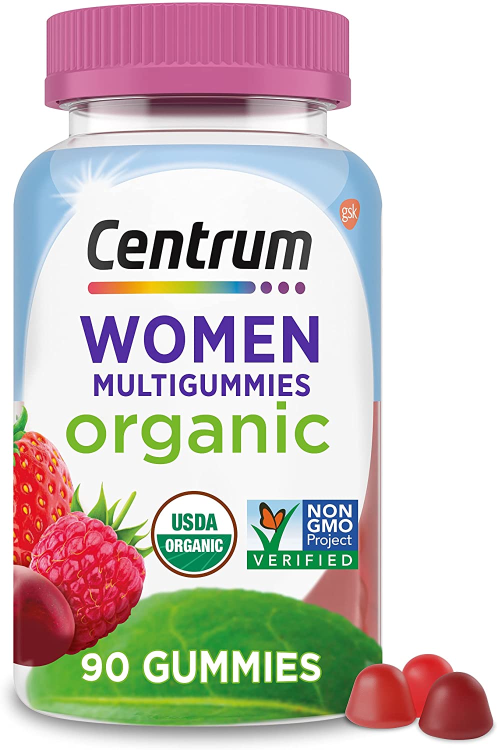 Centrum Women's Organic Multigummies Women's Multivitamin Gummies Organic Multivitamin for Women