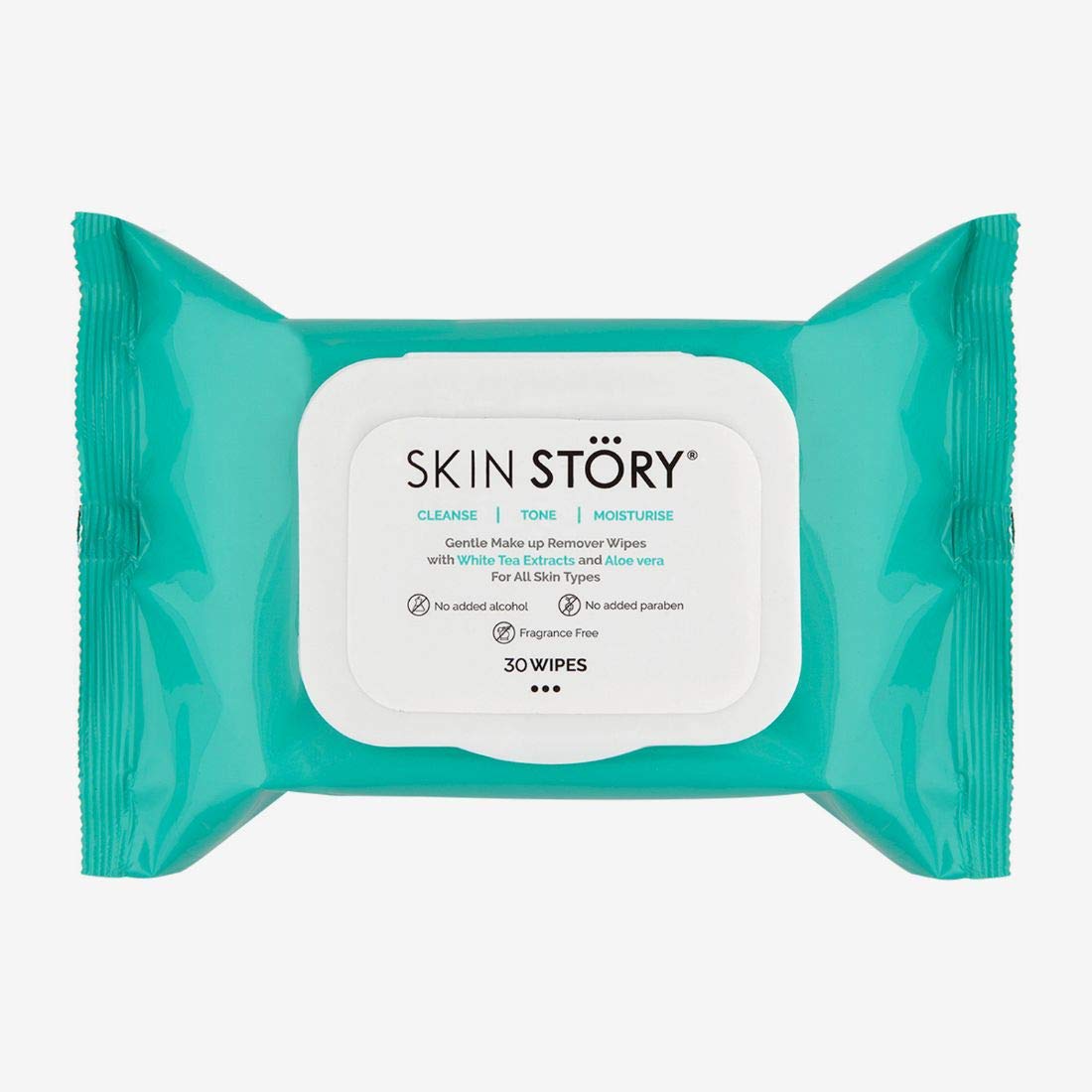 SKIN STORY Make-up,Dirt,Oil and Pollutant Remover Wipes,Cleanses