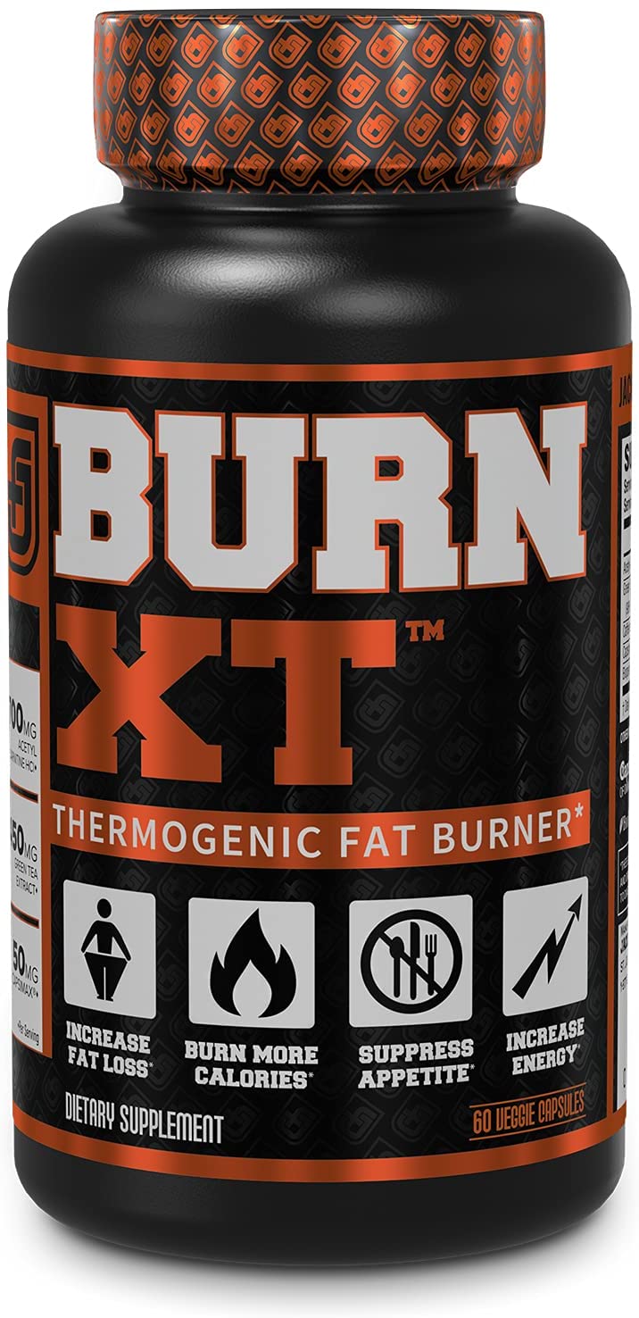 Burn-XT Thermogenic Fat Burner - Weight Loss Supplement, Appetite Suppressant, & Energy Booster - Premium Fat Burning 