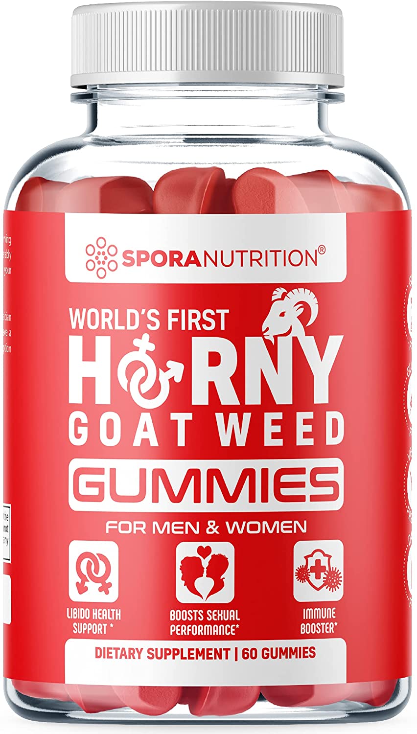 Horny Goat Weed Gummies for Men and Women...