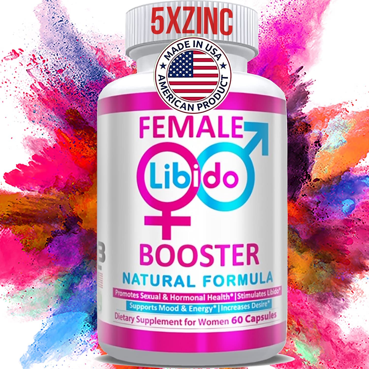 Natural Female Health & Vitality Booster Supplement Pills