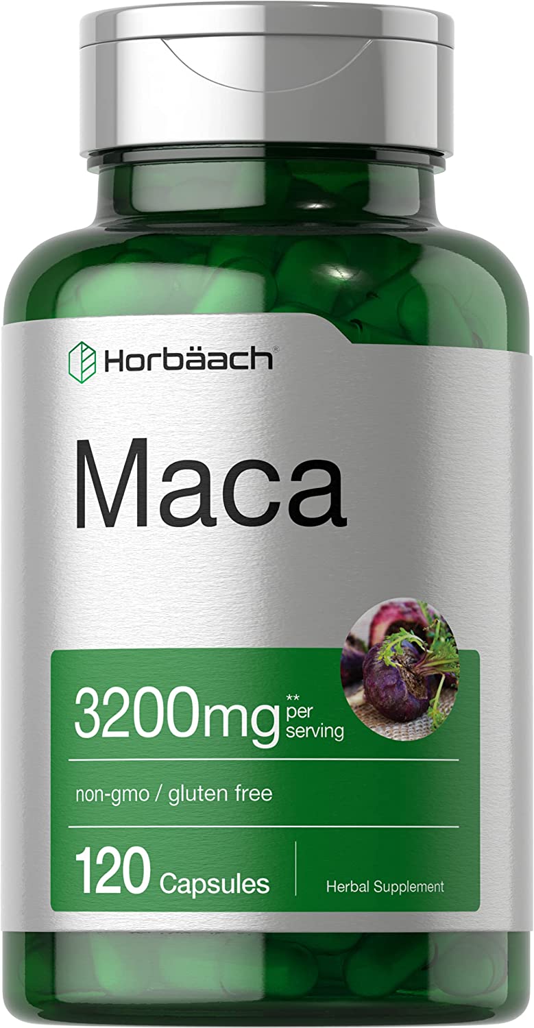 Maca Root Capsules 3200 mg | 120 Pills,.