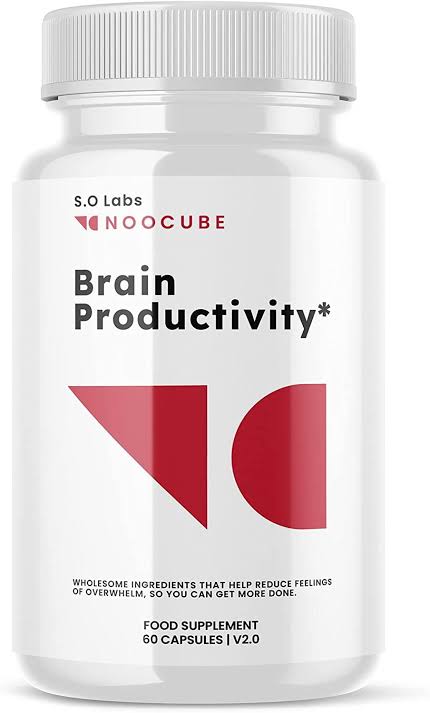 Noocube Brain Productivity Pills, Cognitive & Memory Support