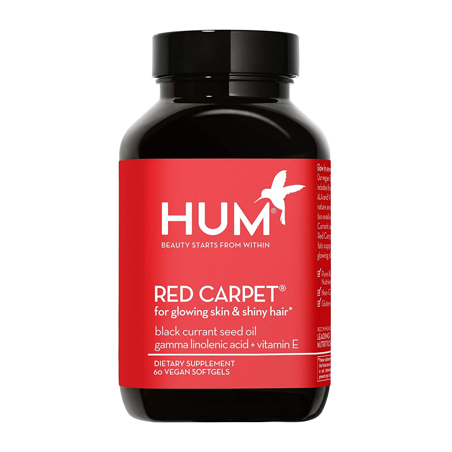 HUM Red Carpet - Black Currant Seed Oil Supports