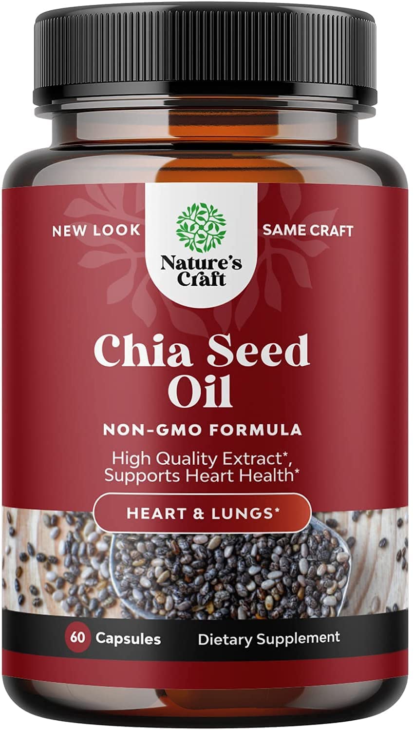 Natures Craft Chia Seed Oil Supplement for Weight...