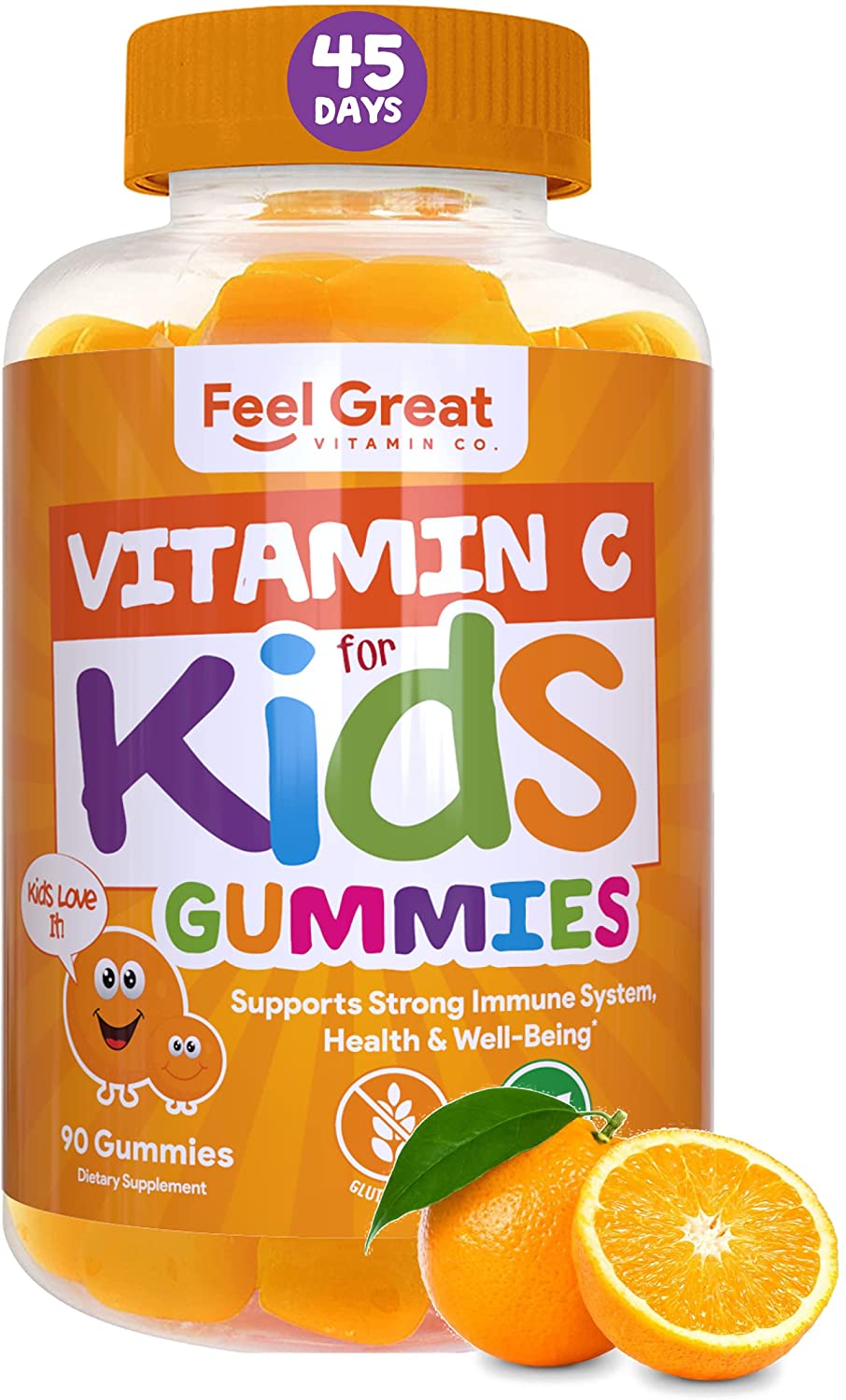 Kids Vitamin C Gummies | Chewable Vitamin C for Immune Defense 