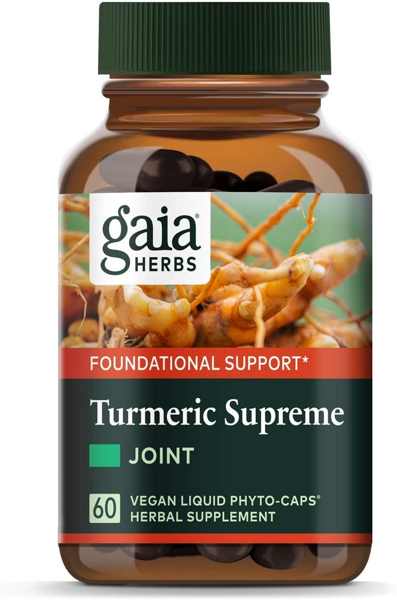 Gaia Herbs, Turmeric Supreme Joint, Turmeric Curcumin Supplement, Supports Joint Health & Mobility, Relieves 