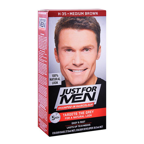 Just For Men Shampoo-In Hair Color Medium Brown