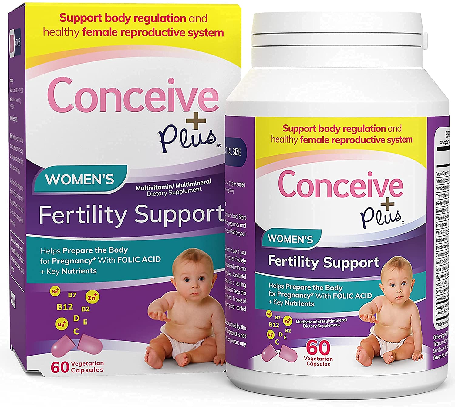 Conceive Plus Fertility Prenatal Vitamins - Aid Conception,