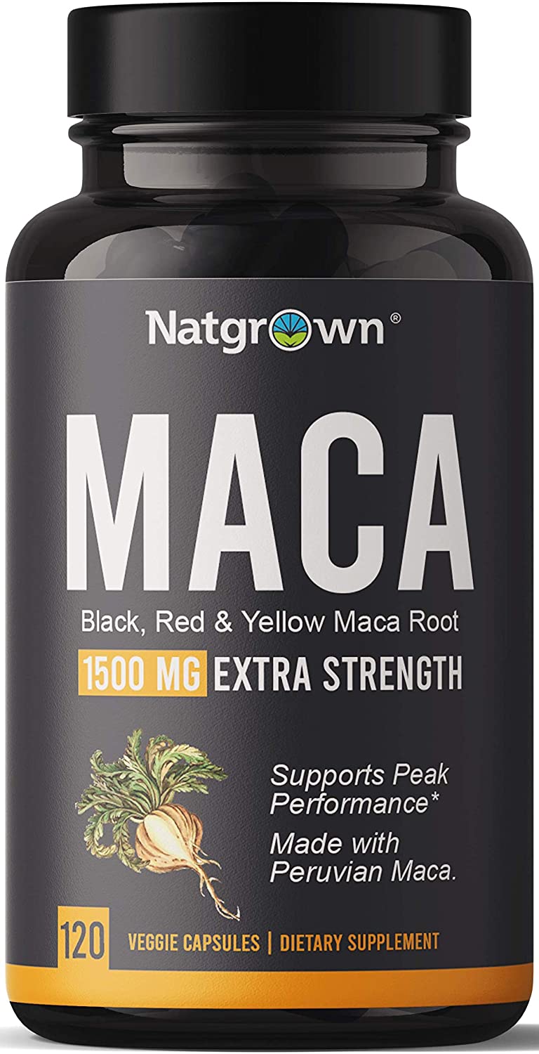 Organic Maca Root Powder Capsules