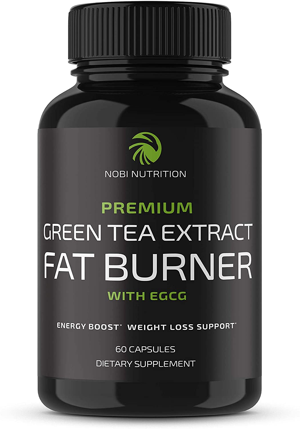 Nobi Nutrition Green Tea Weight Loss Pills to Reduce Belly Fat | Appetite Suppressant & Fat Burner (60 Count).