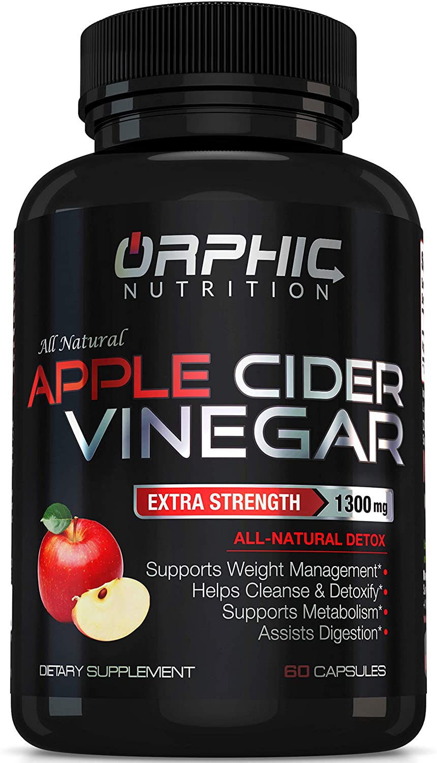 Apple Cider Vinegar Capsules 1300mg.