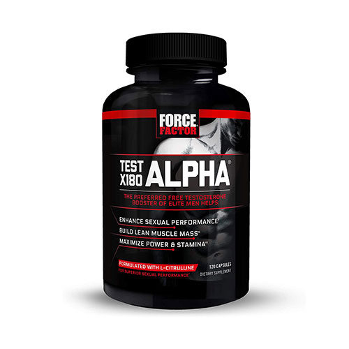 GNC Force Factor Test X180 Alpha 120 Capsules