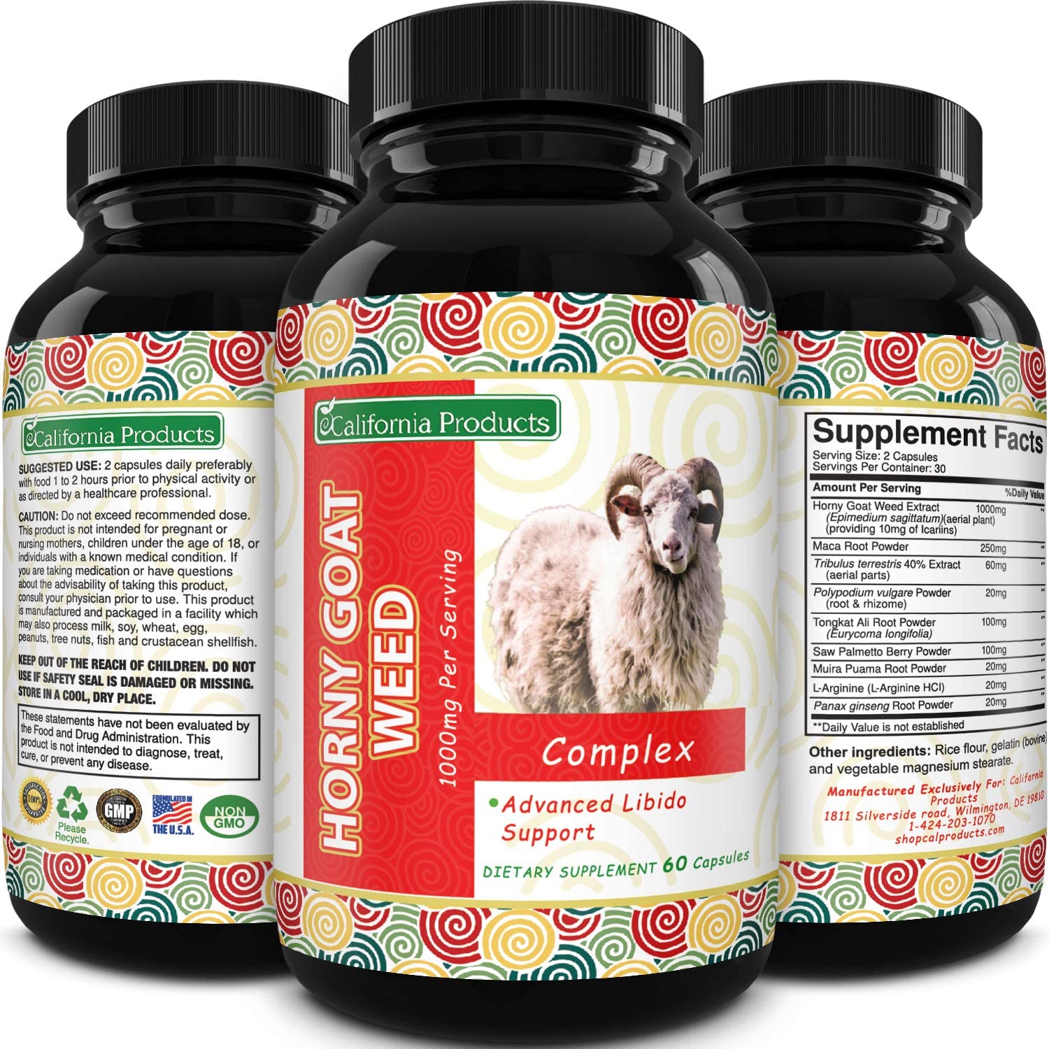 Horny Goat Weed Supplement for Women and Men...