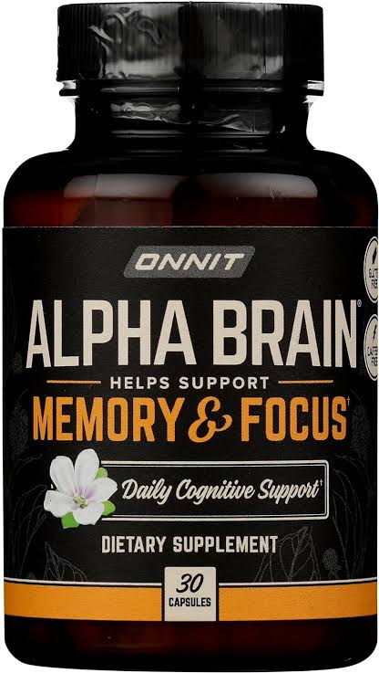 ONNIT Alpha Brain Nootropic Brain Supplement 