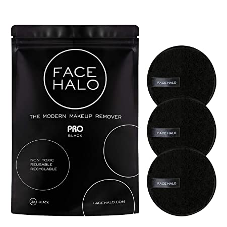 Face Halo Reusable Makeup Remover Pads, Round Makeup Remover Pads