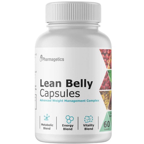 Pharmagetics Lean Belly Capsules, Advanced Weight Management Complex, Metabolic Blend, Energy Blend