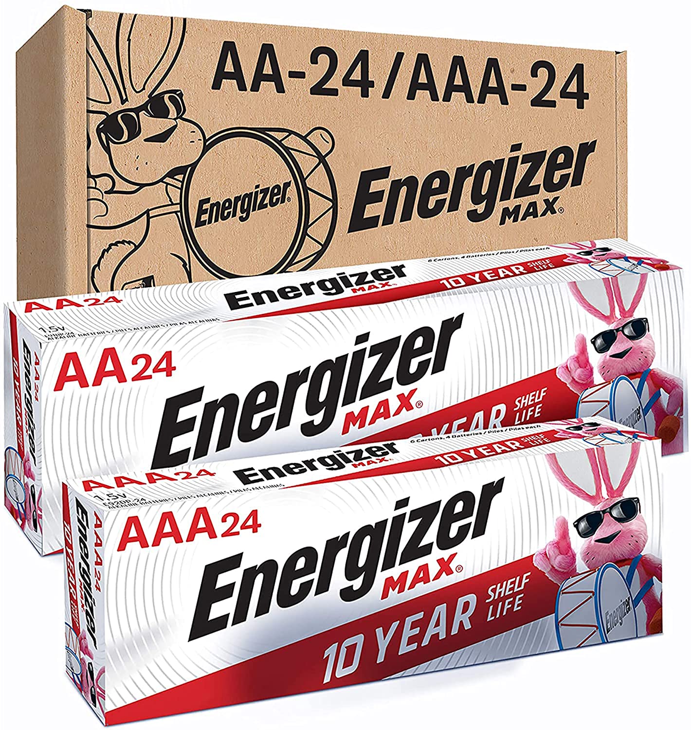 Energizer MAX AA Batteries & AAA Batteries Combo Pack,