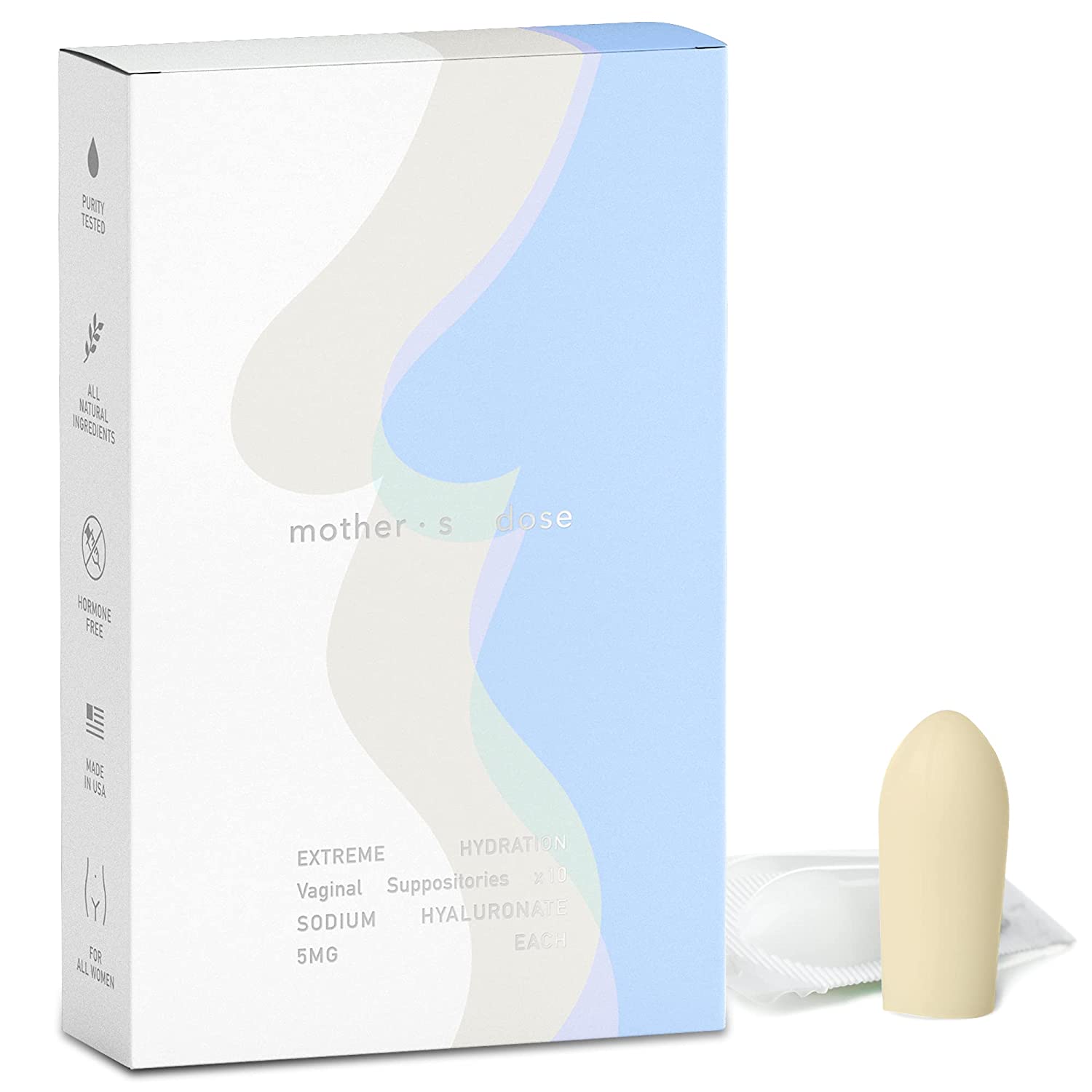 Hyaluronic Acid Suppository-Extreme hydration for Vaginal Dryness