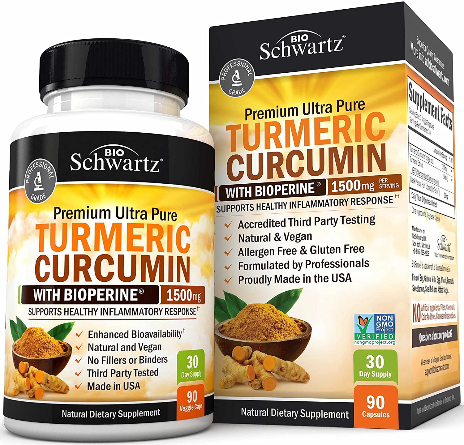 Turmeric Curcumin with BioPerine 1500mg