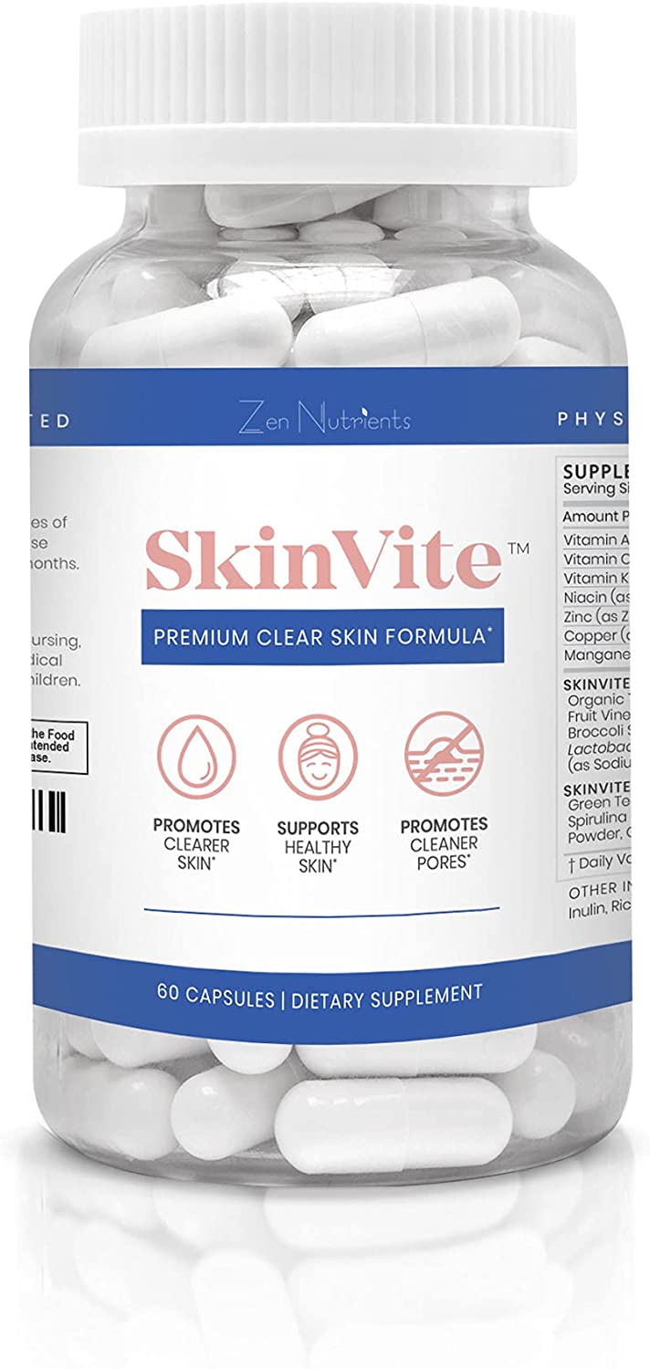 Zen Nutrients SkinVite Natural Premium Clear Skin