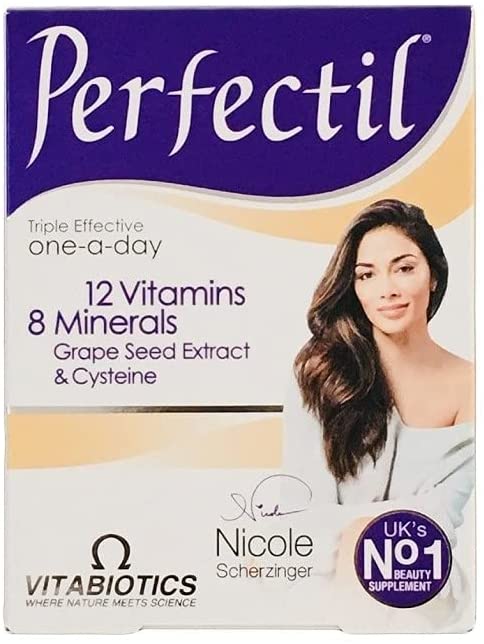 Vitabiotics Perfectil Triple-Active Beauty Multivitamin | Skin, Nail, and Hair Vitamins