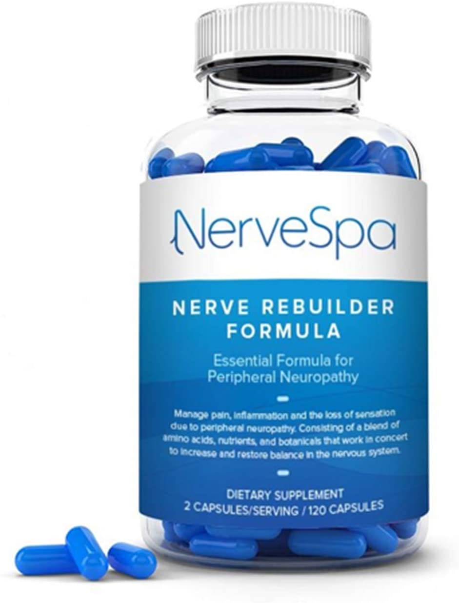 Neuropathy Support Supplement - Nerve Pain Support - Nitric Oxide/L-Arginine for Peripheral Neuropathy - Feet Hand Legs Toe Maximum Strength Nerve Renew Repair Support Formula 120 Caps