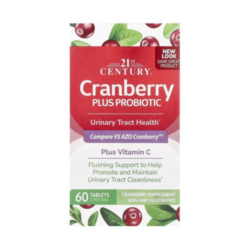 21st Century Cranberry Plus Probiotic Tablets