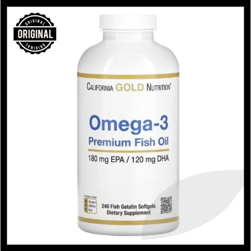 California Gold Nutrition, Omega-3, Premium Fish Oil