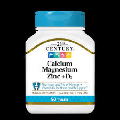 21st Century Calcium Magnesium Zinc + D3 Tablets21st Century Calcium Magnesium Zinc + D3 Tablets