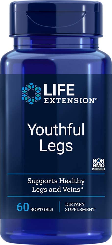 Life Extension Youthful Legs Woman’s Health Supplement Supports Healthy Veins