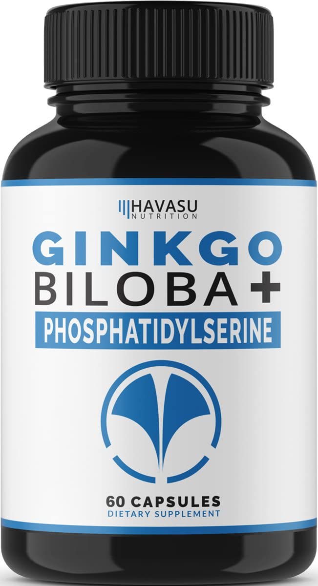 Havasu Nutrition Ginkgo Biloba Non-GMO 120mg, Supports Brain Health,