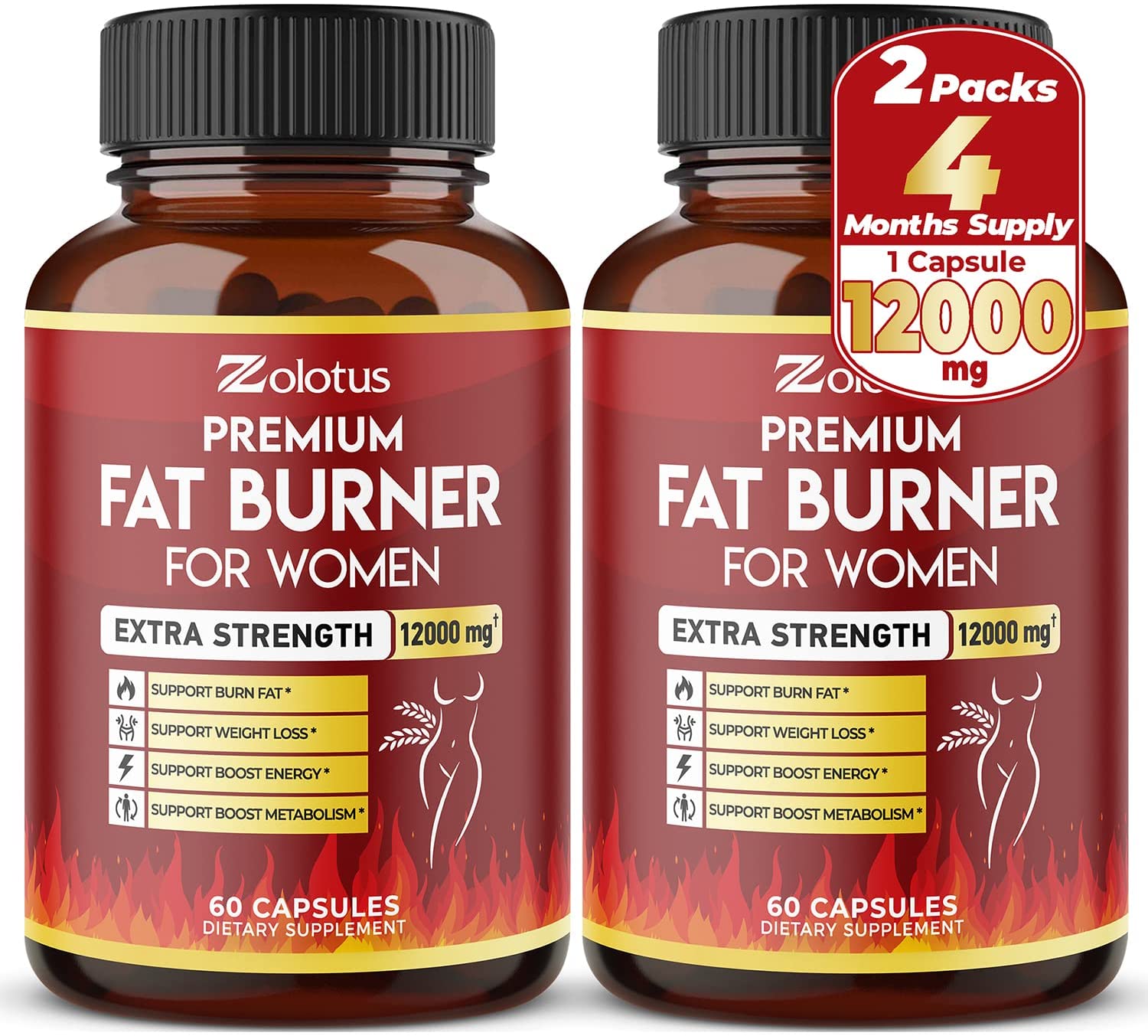 2 Packs Premium Weight Loss Pills for Women,,