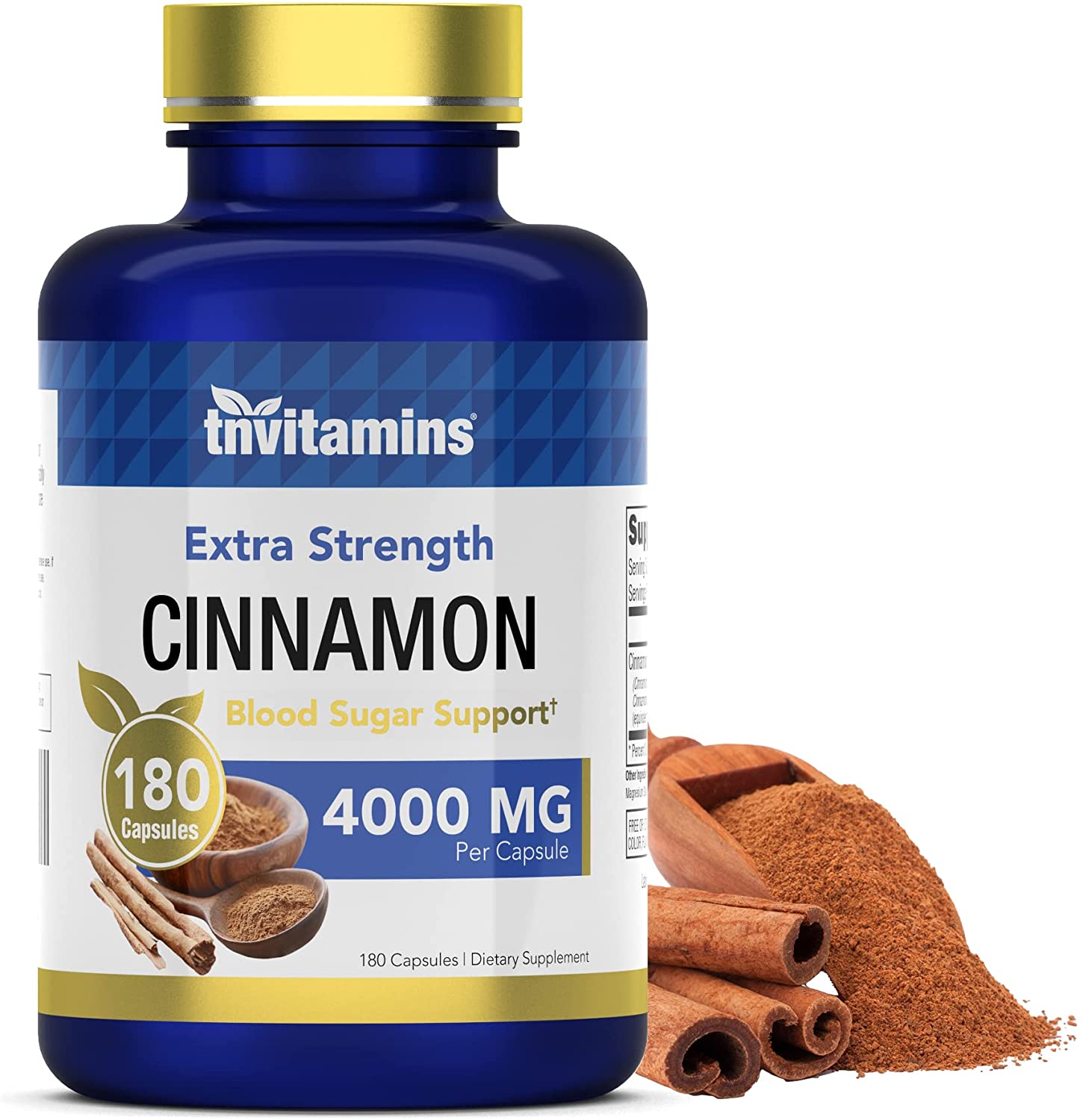 Cinnamon Capsules 4000 MG - 180 Capsules 