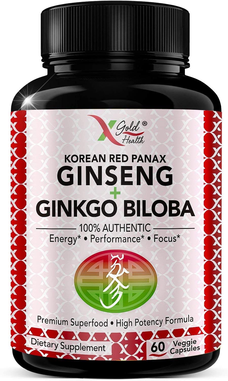 Korean Red Panax Ginseng 1200mg