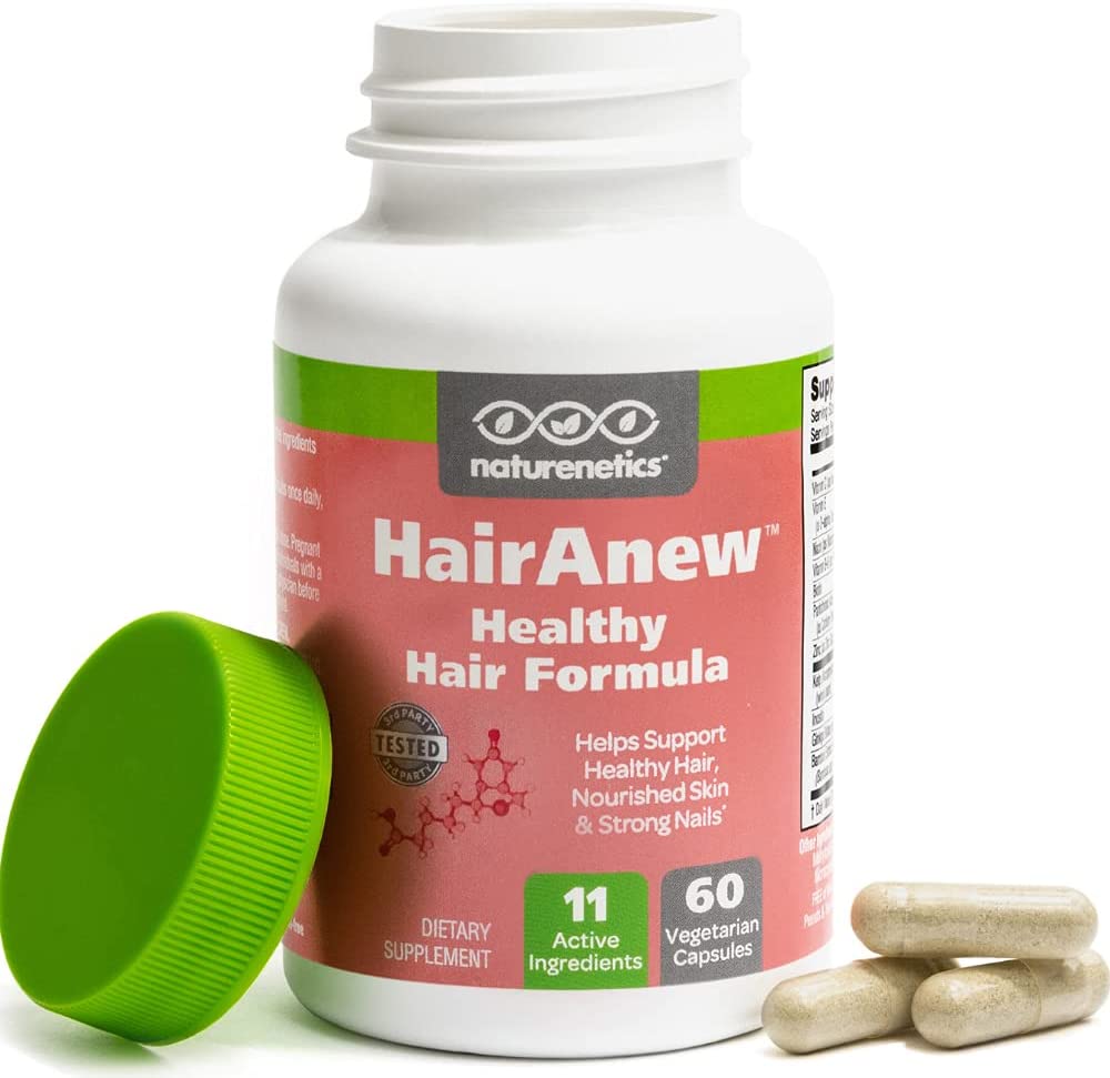 naturenetics HairAnew Hair Growth Vitamins for Thicker Stronger Hair