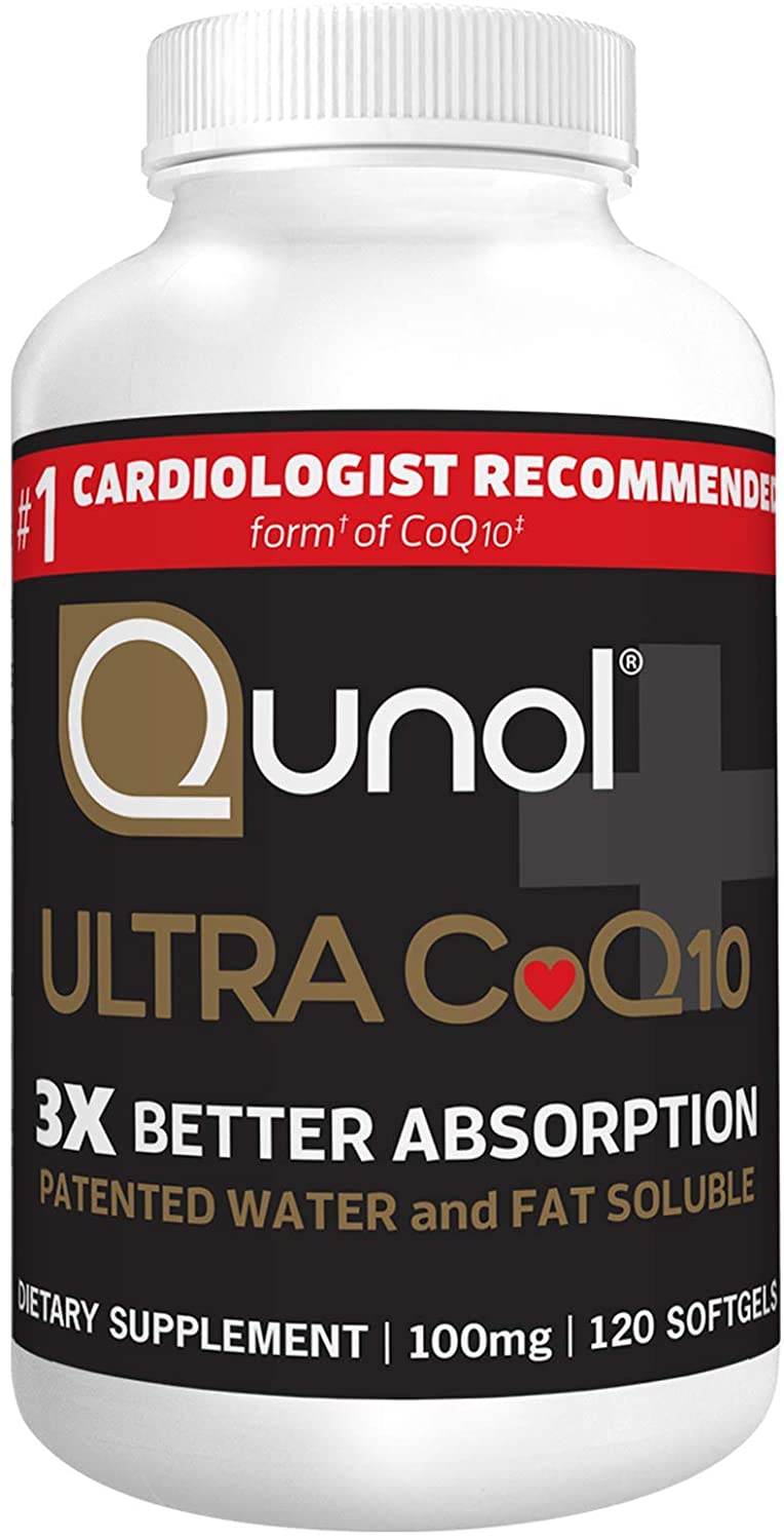 Qunol Ultra CoQ10 100mg, 3x Better Absorption, Patented Water and Fat Soluble Natural Supplement Form of Coenzyme 