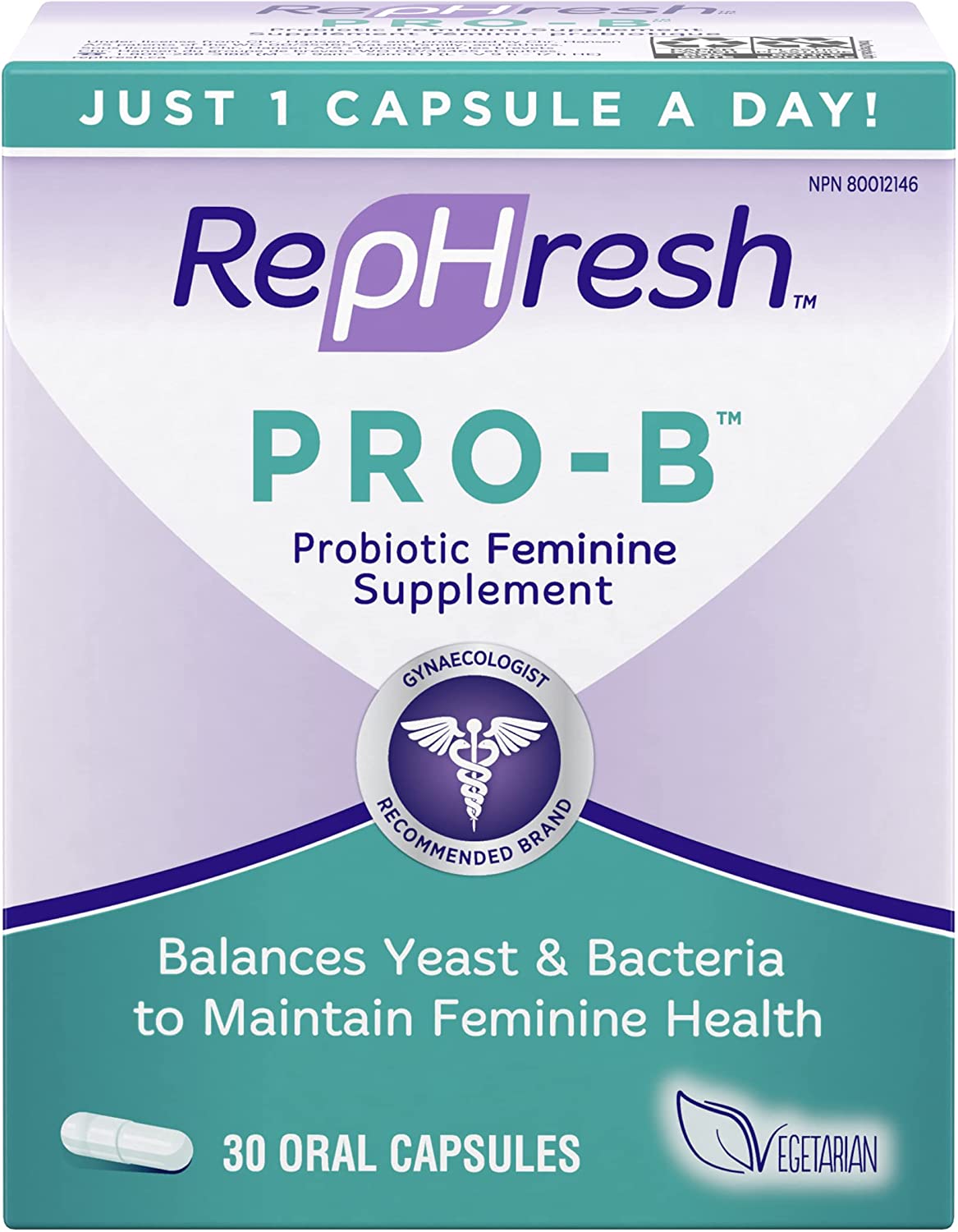 RepHresh Pro-B Probiotic Supplement