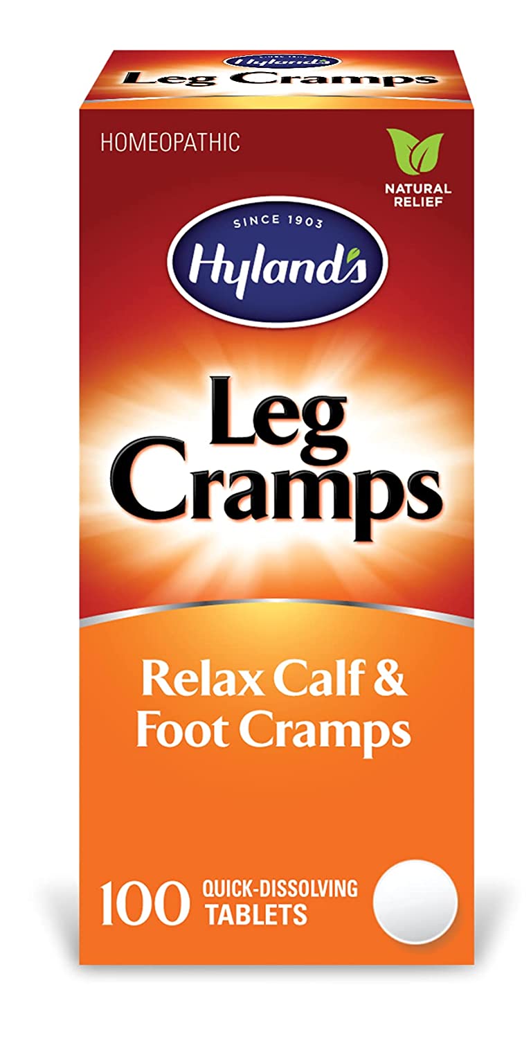 Hyland's Leg Cramp Tablets, Natural Relief of Calf, Leg and Foot Cramp, 100 Count